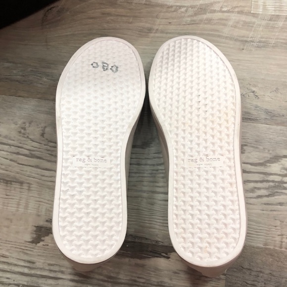 Rag & Bone Patent Polished Leather RB1 Low Sneaker - Picture 4 of 8